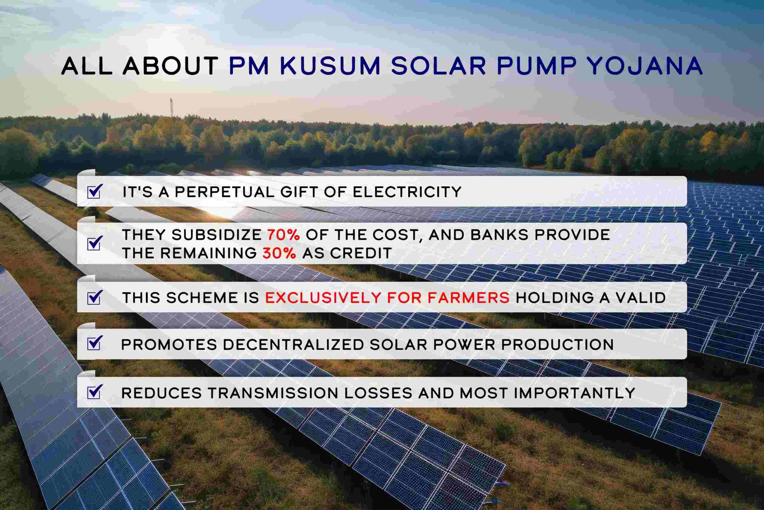 PM KUSUM Solar Pump Yojana
