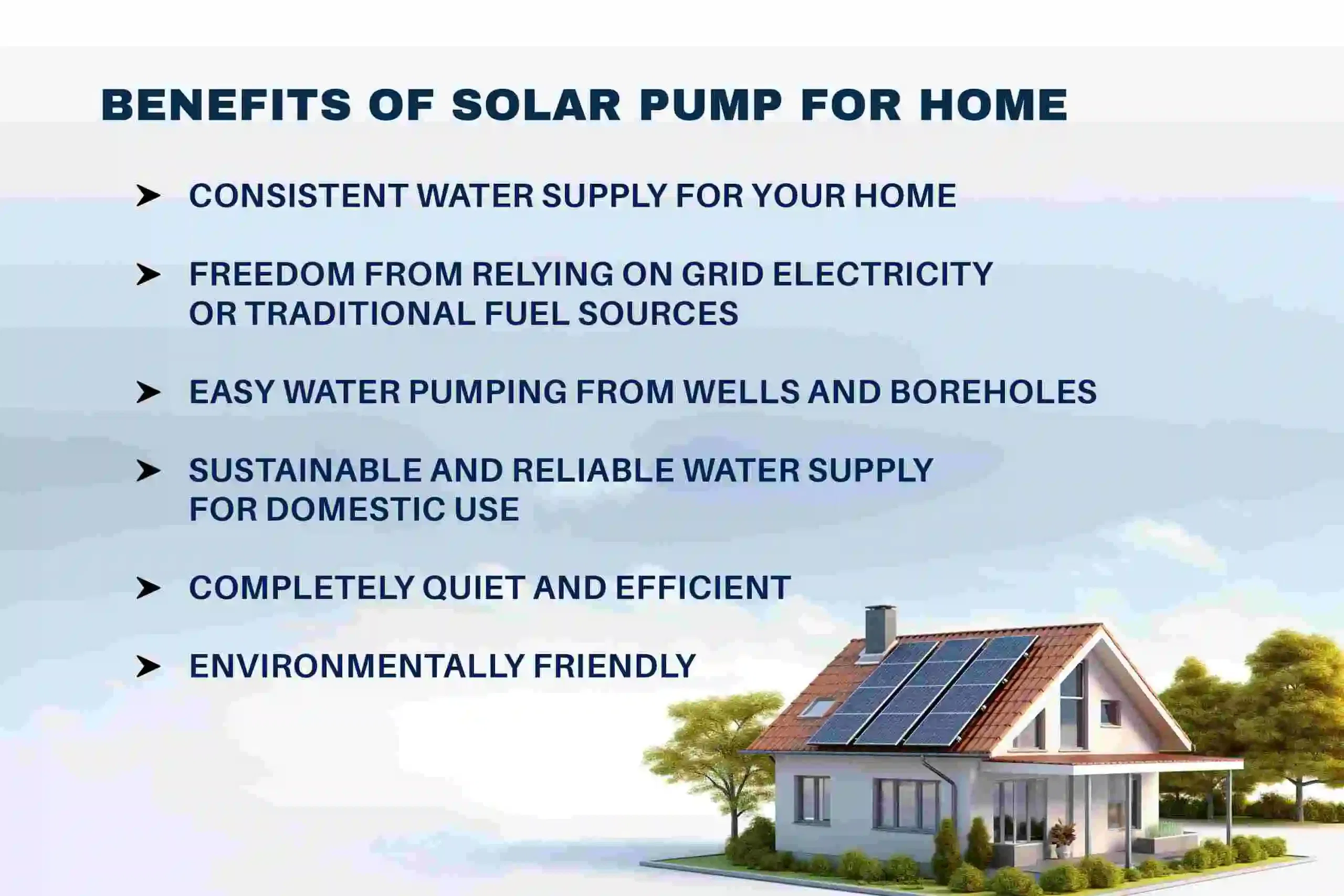 Solar Water Pump for Home