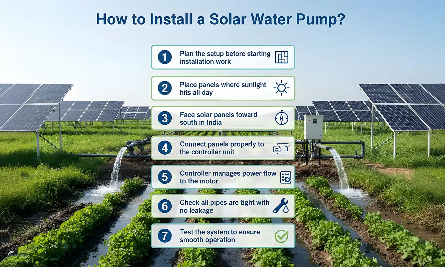 Solar Water Pump Installation