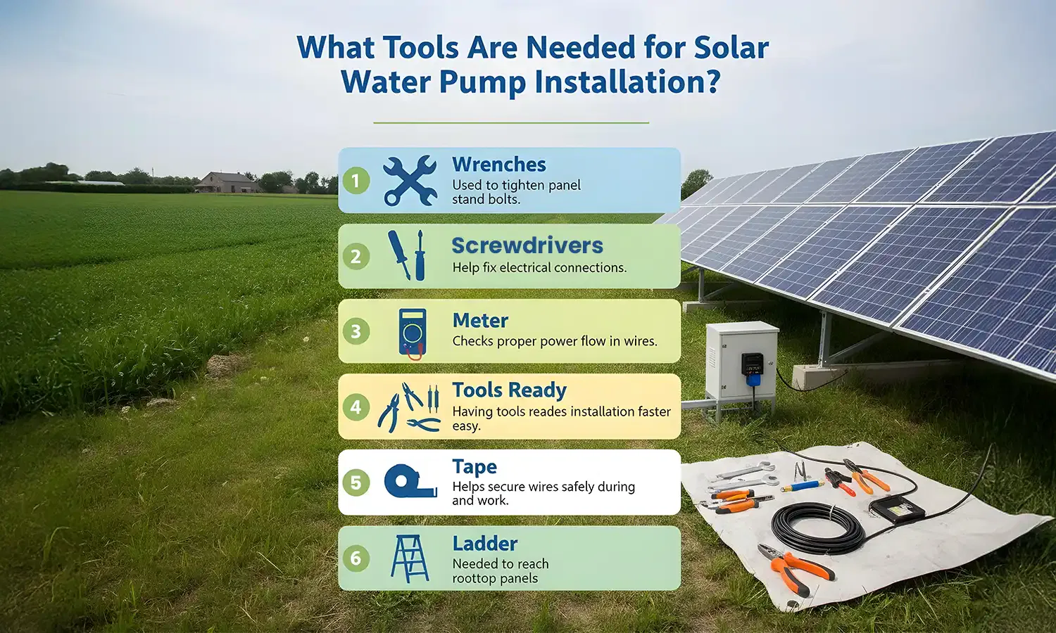 Solar Water Pump Installation