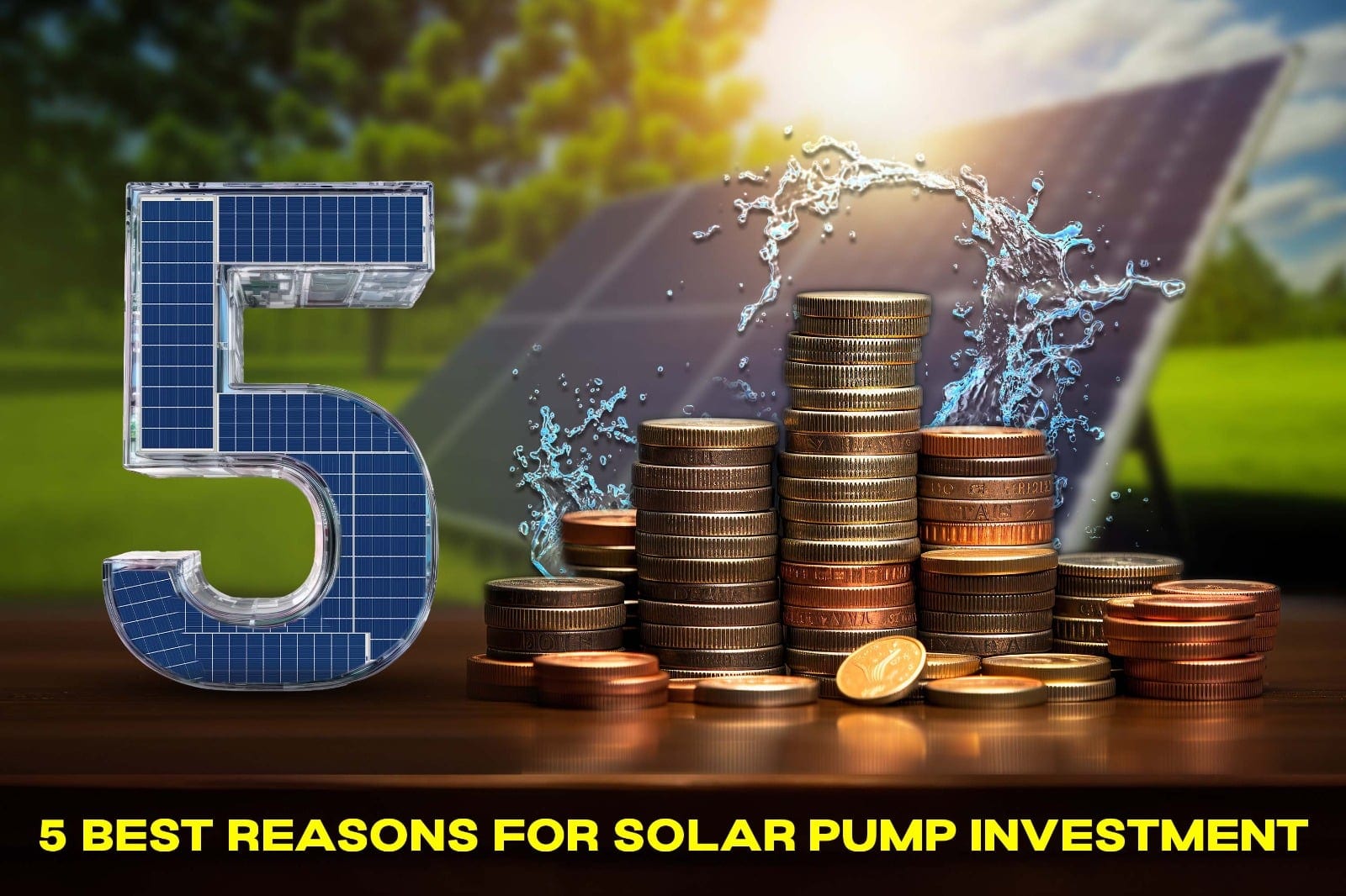 5 Best Reasons for Solar Pump Investment