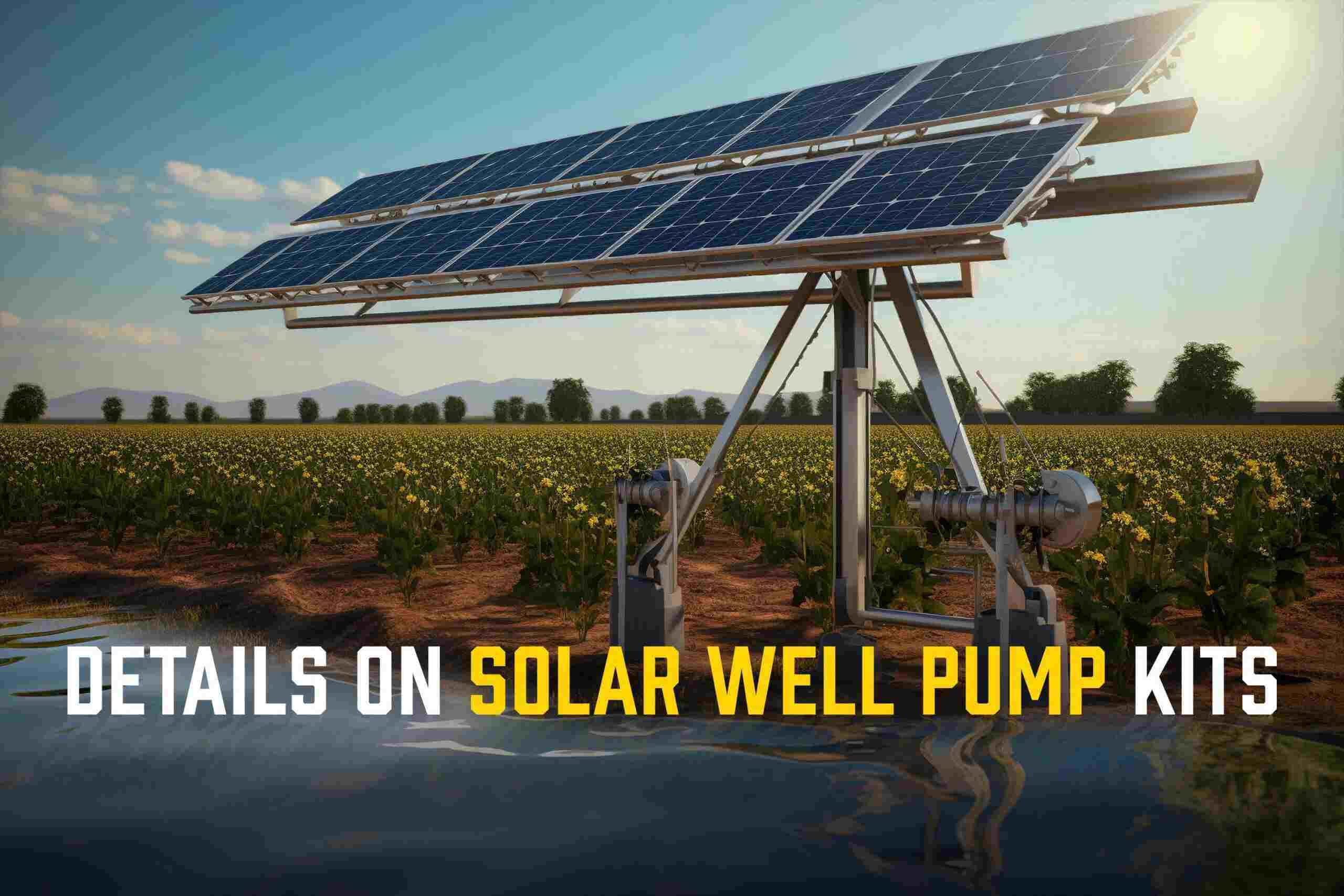Details on Solar Well Pump Kits