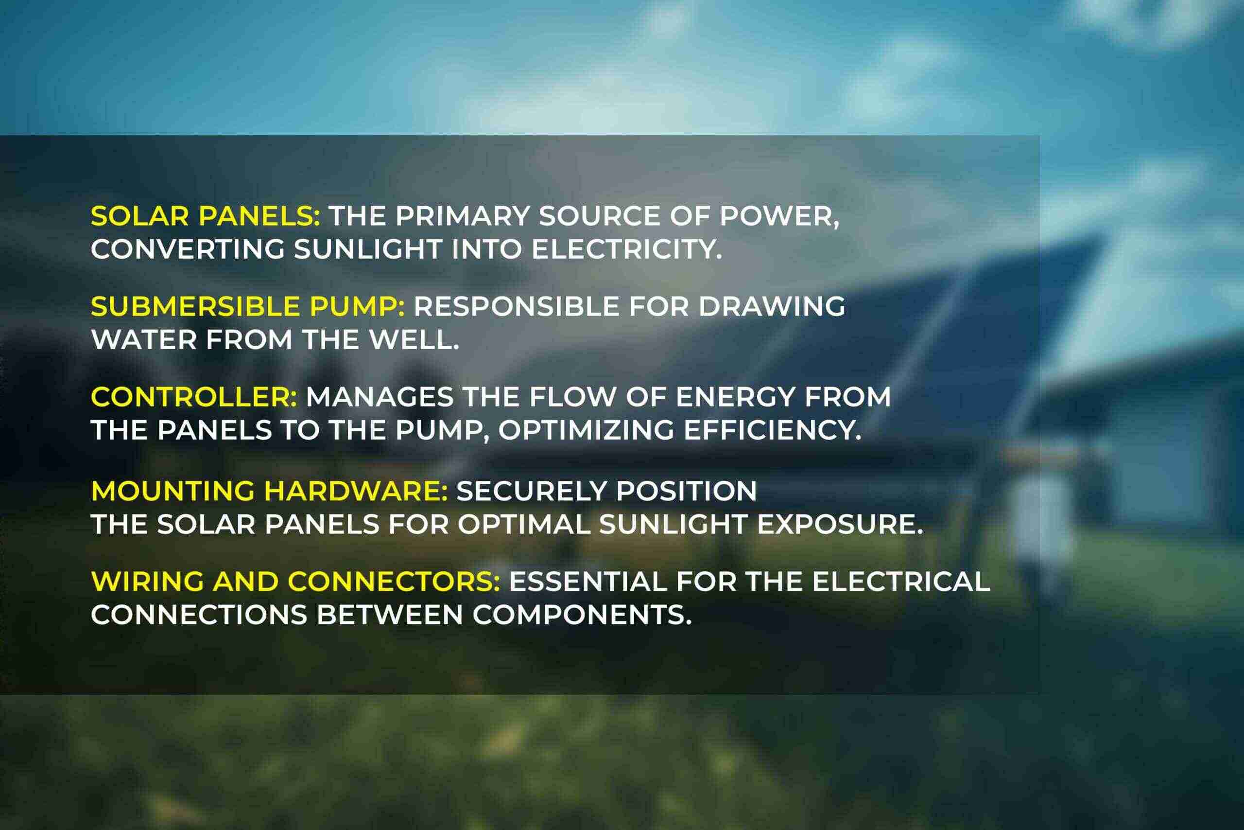 Solar Well Pump Kits