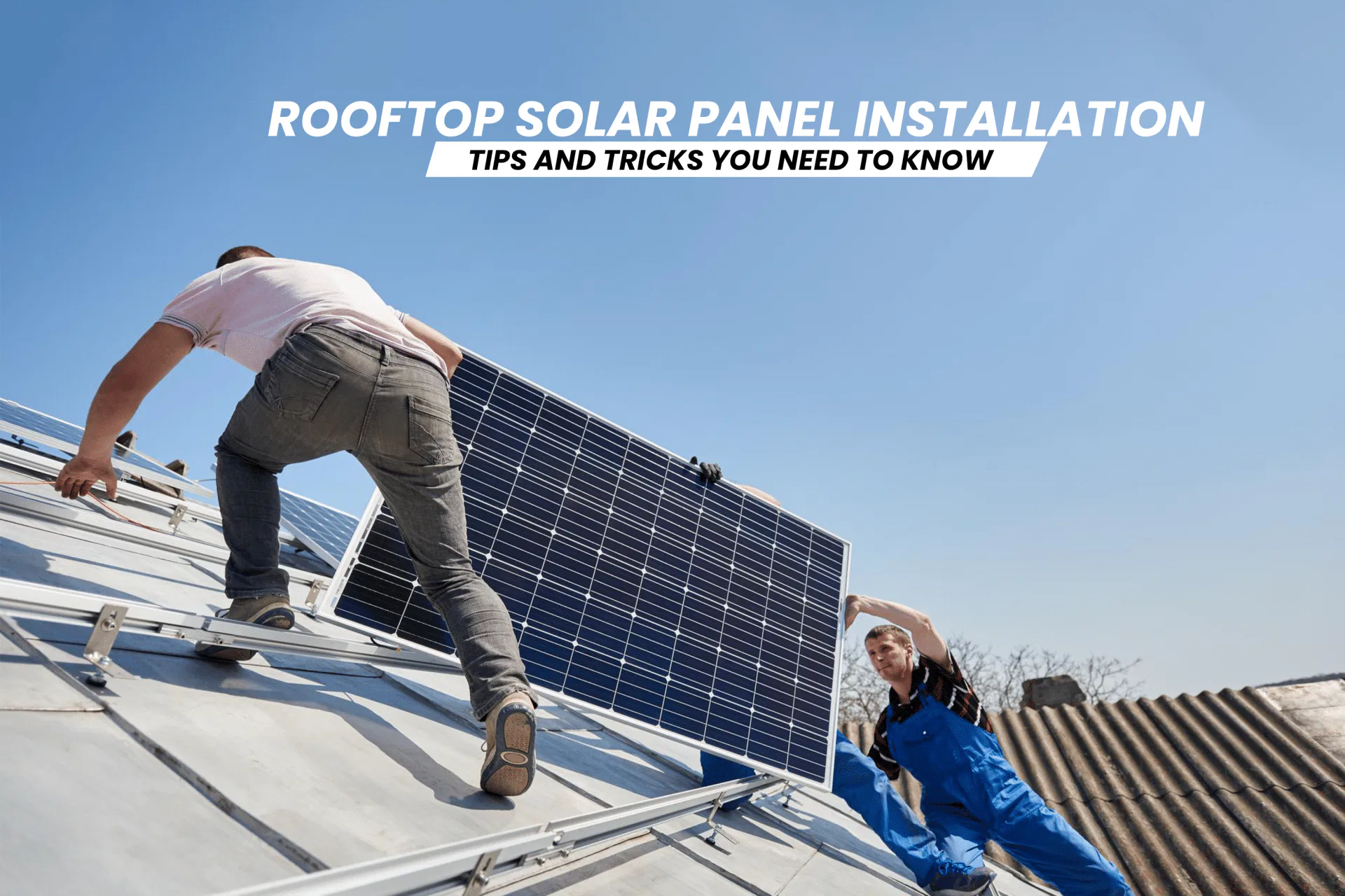 Rooftop Solar Panel Installation