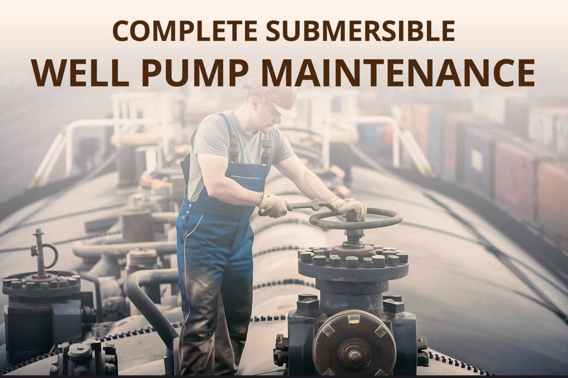  Complete Submersible Well Pump Maintenance