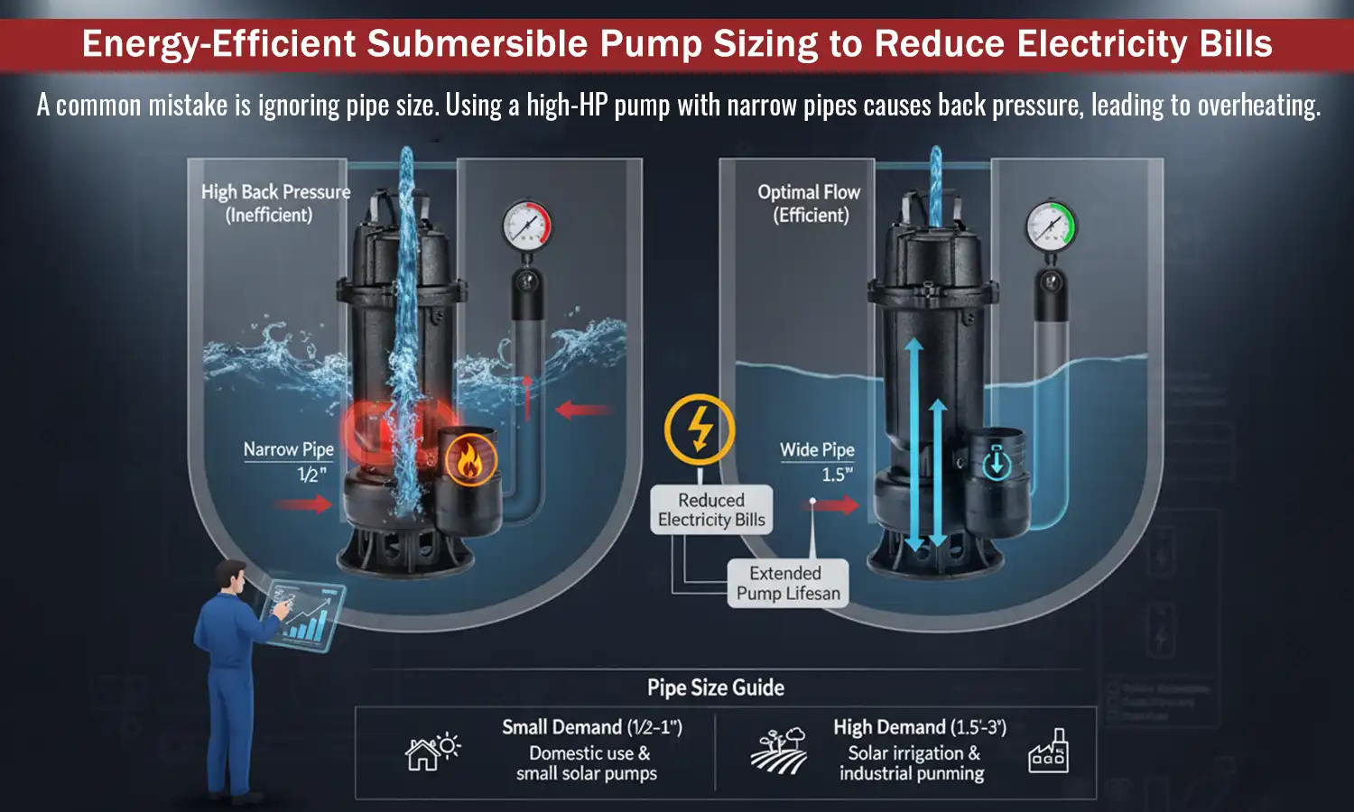 Choosing the Right Submersible Pump Size