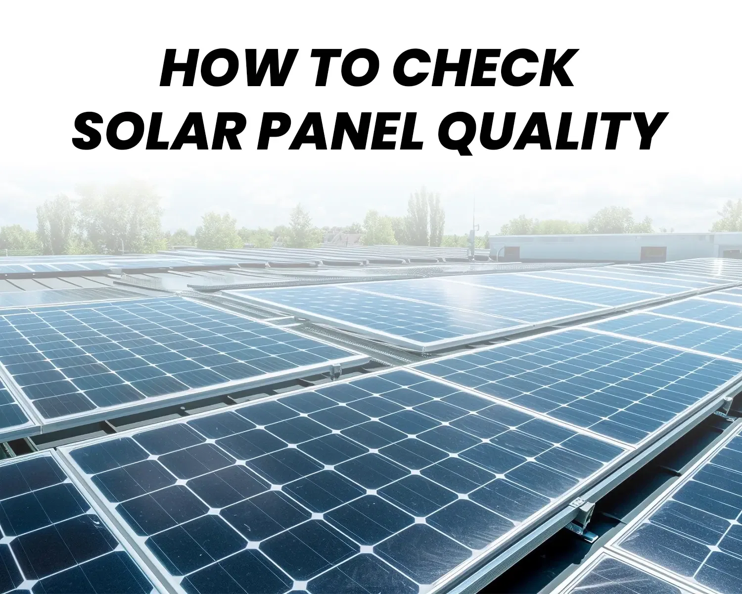Solar Panel Quality