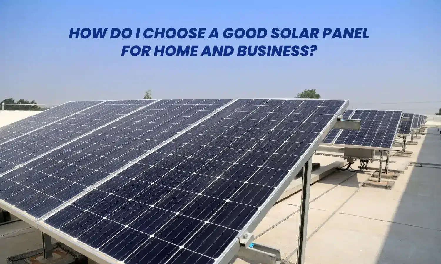 good solar panel