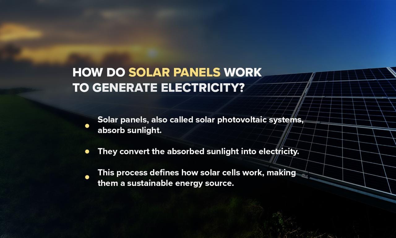 How do solar panels work