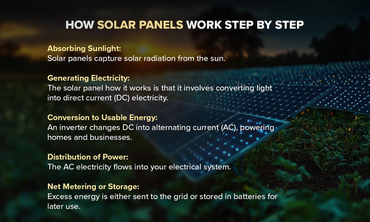 How do solar panels work