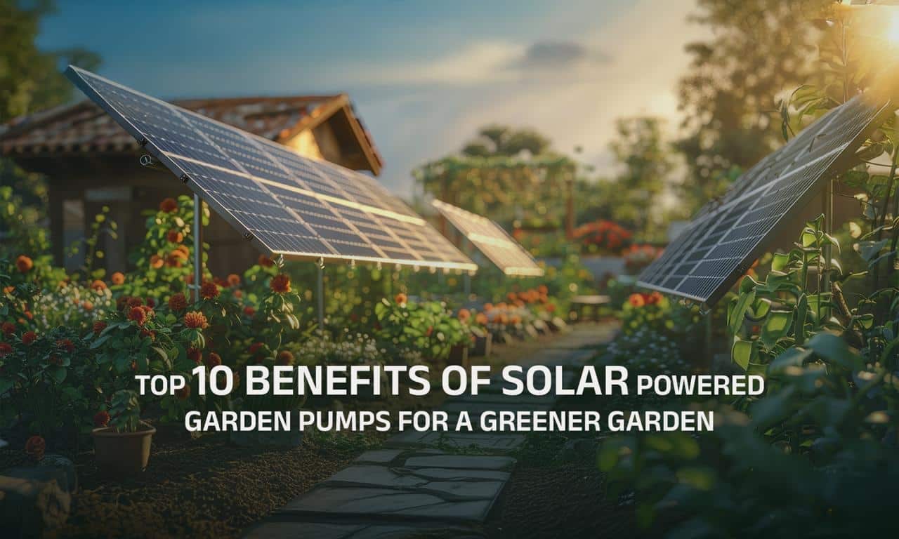 Top 10 Benefits of Solar Powered Garden Pumps for a Greener Garden