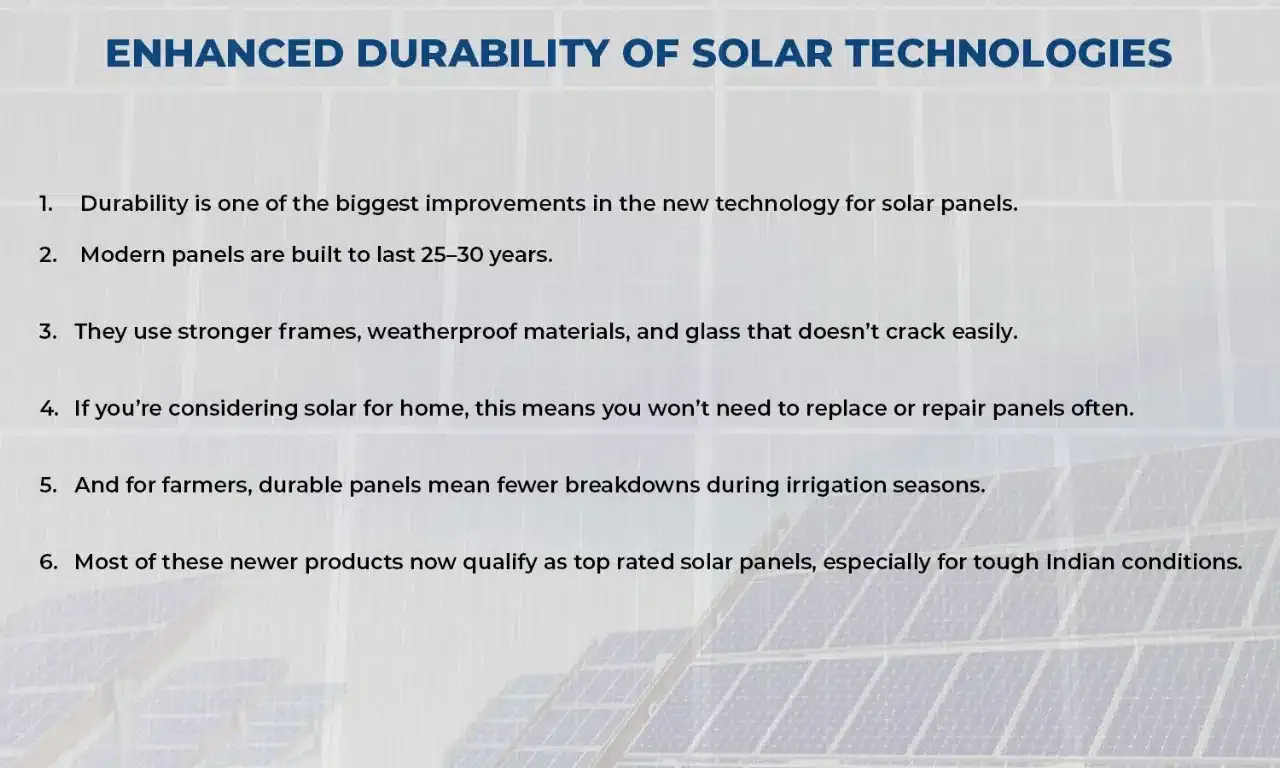 New technology for solar panels