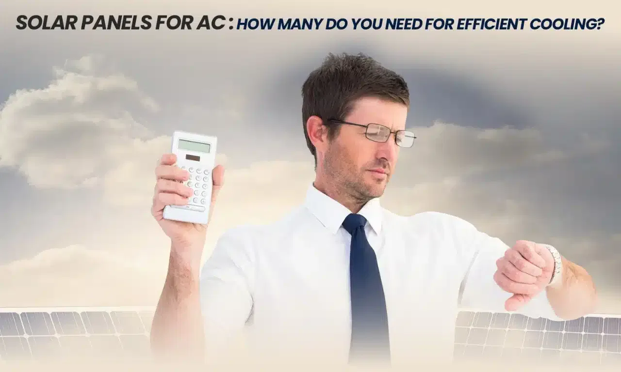 Solar panels for AC