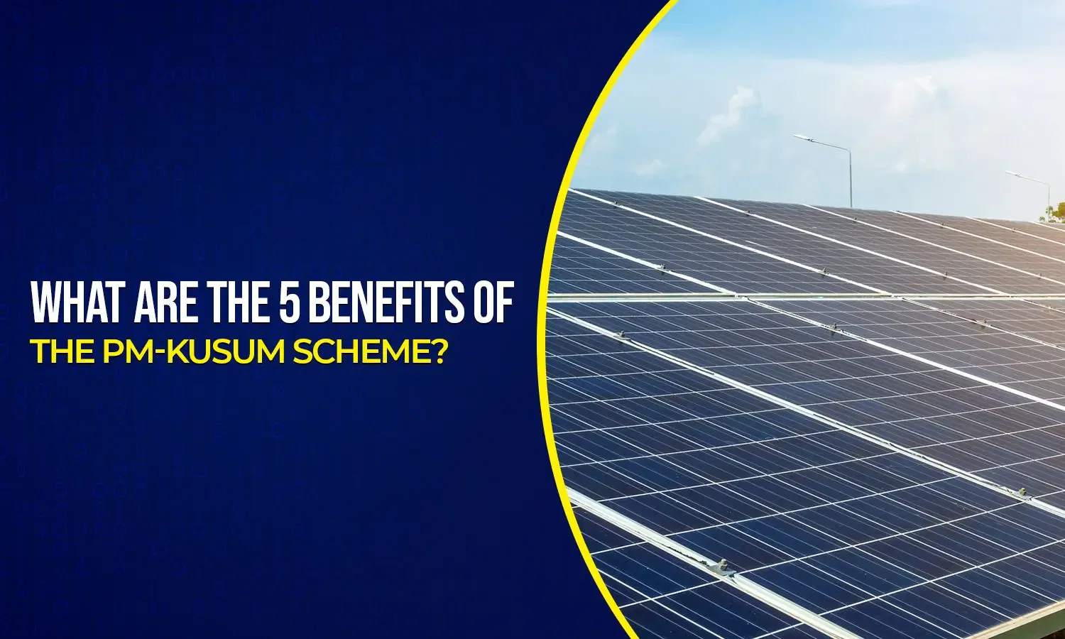 benefits of the PM-KUSUM scheme