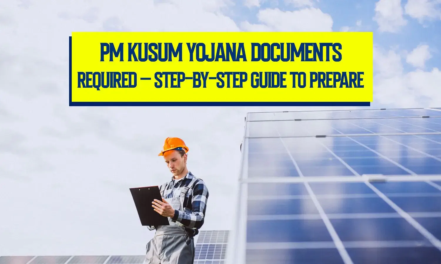pm kusum yojana documents required