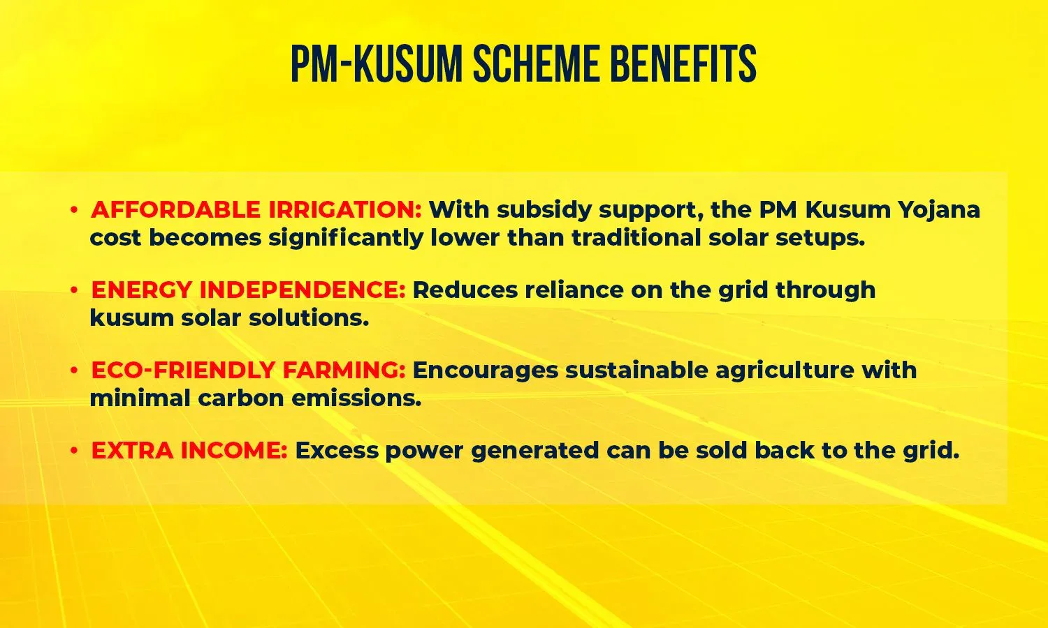 PM Kusum Yojana Cost