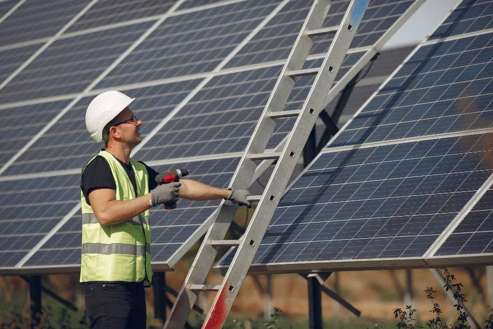 solar panel installation