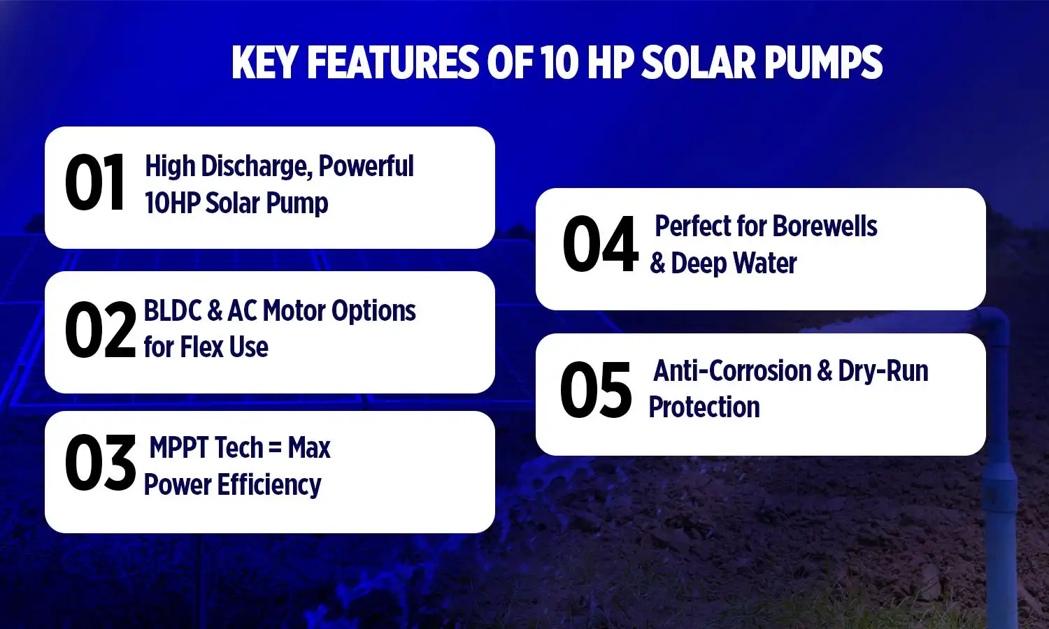 10 hp solar pump