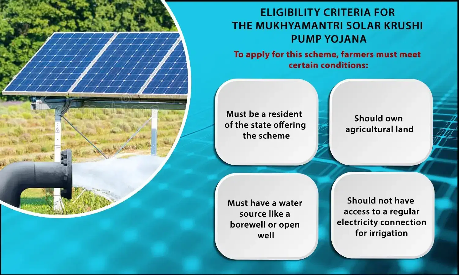 mukhyamantri solar pump yojana