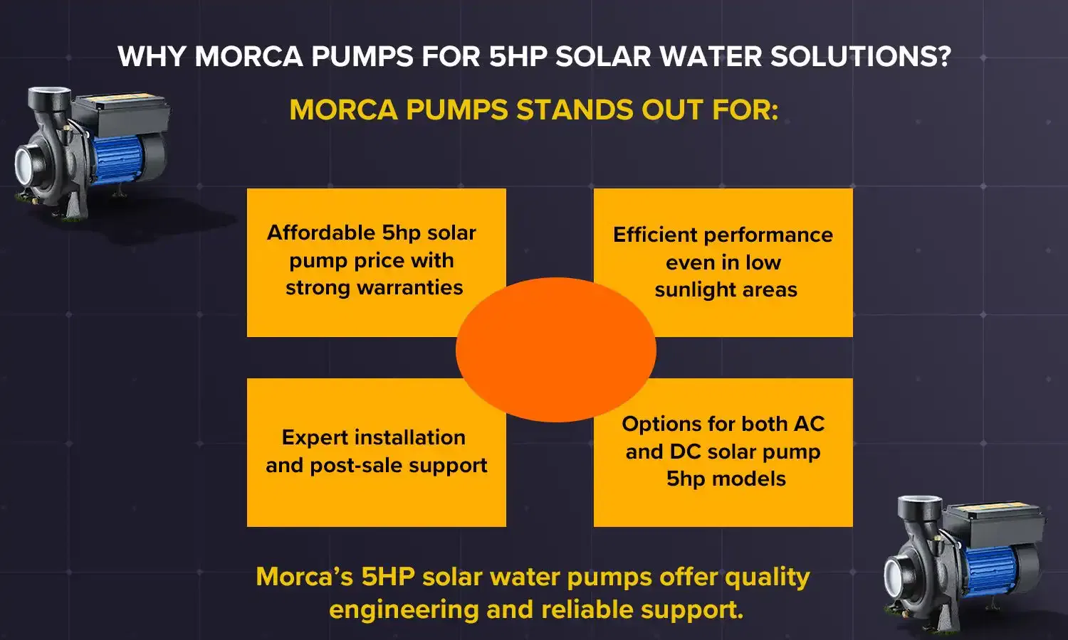 5hp solar water pump