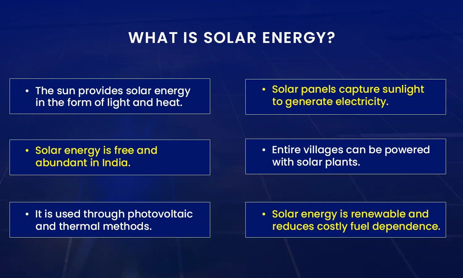 source of solar energy
