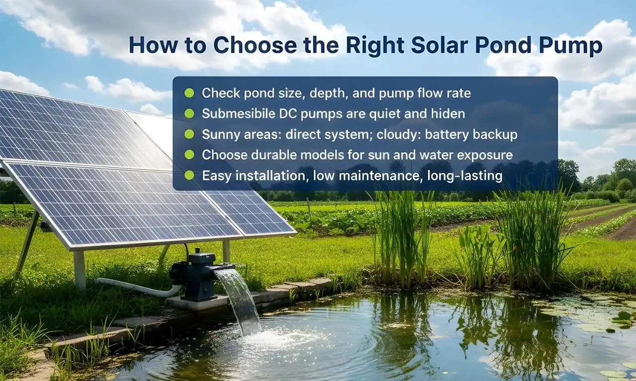 Solar Powered Pond Pumps
