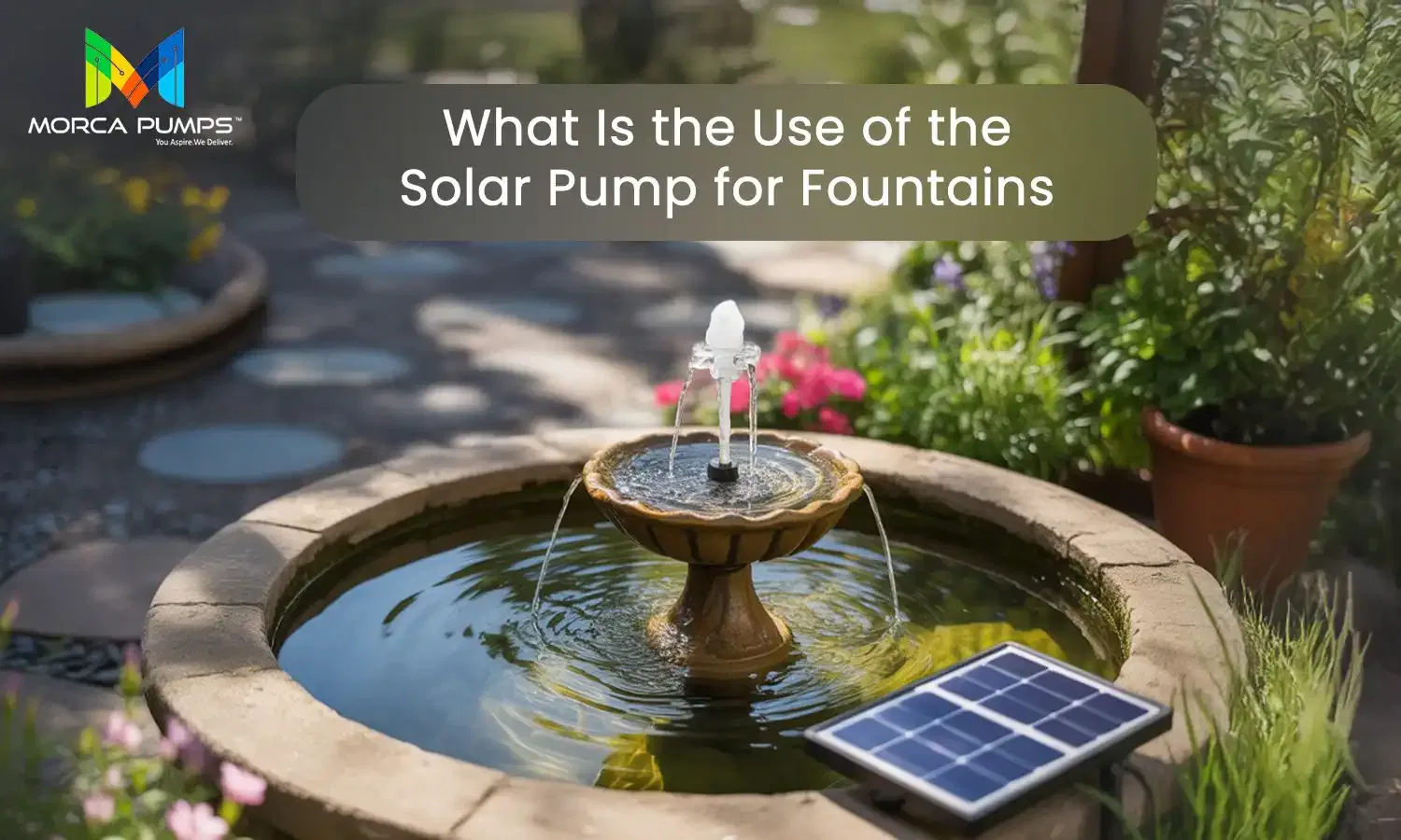 What Is the Use of the Solar Pump for Fountains