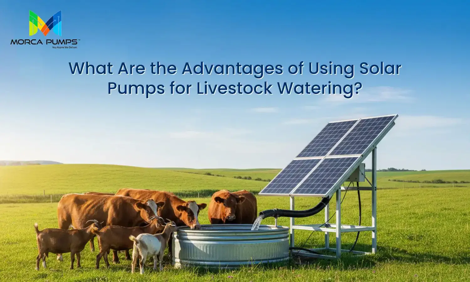 solar pumps for livestock watering