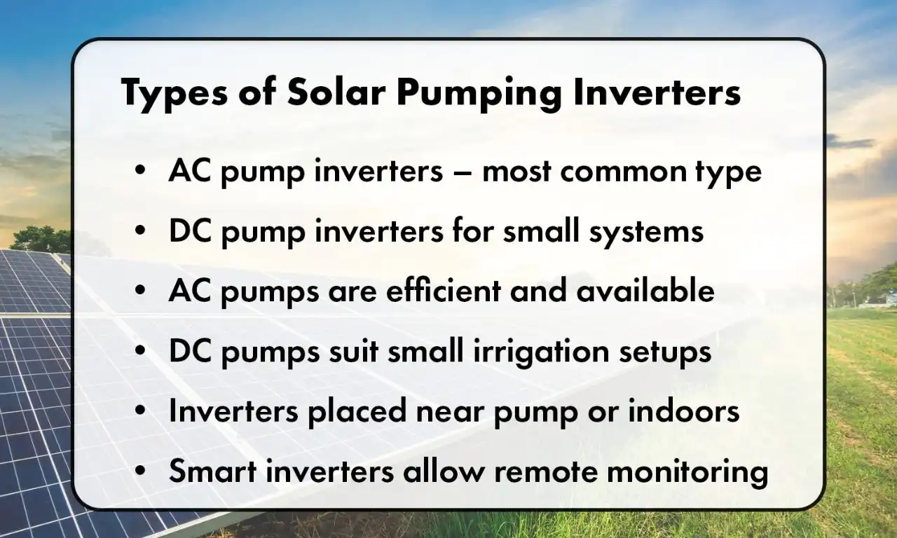Solar Pumping