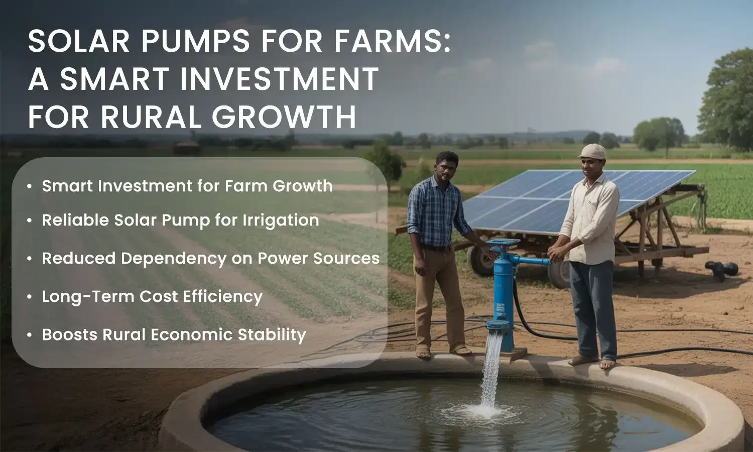 Solar Pumps for Farms