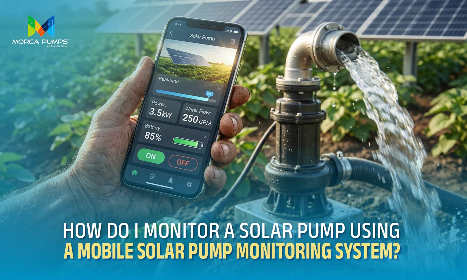 How Do I Monitor a Solar Pump Using a Mobile Solar Pump Monitoring System?