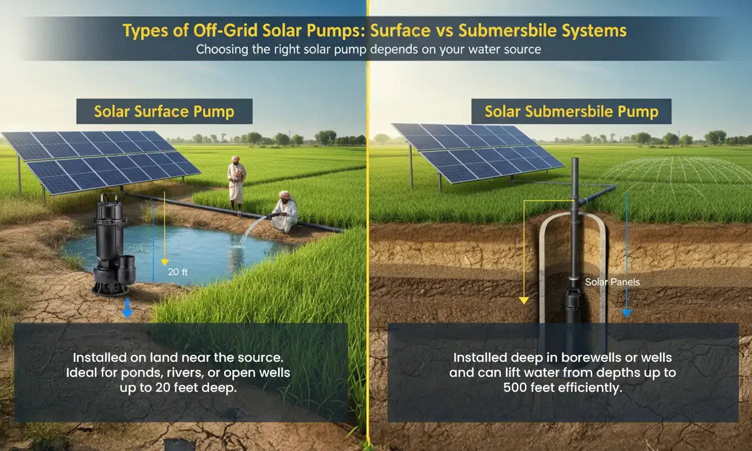 Off-Grid Solar Pumps