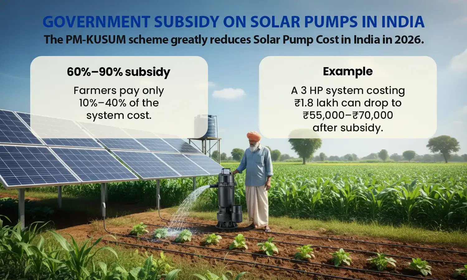 Solar Pump Cost in India