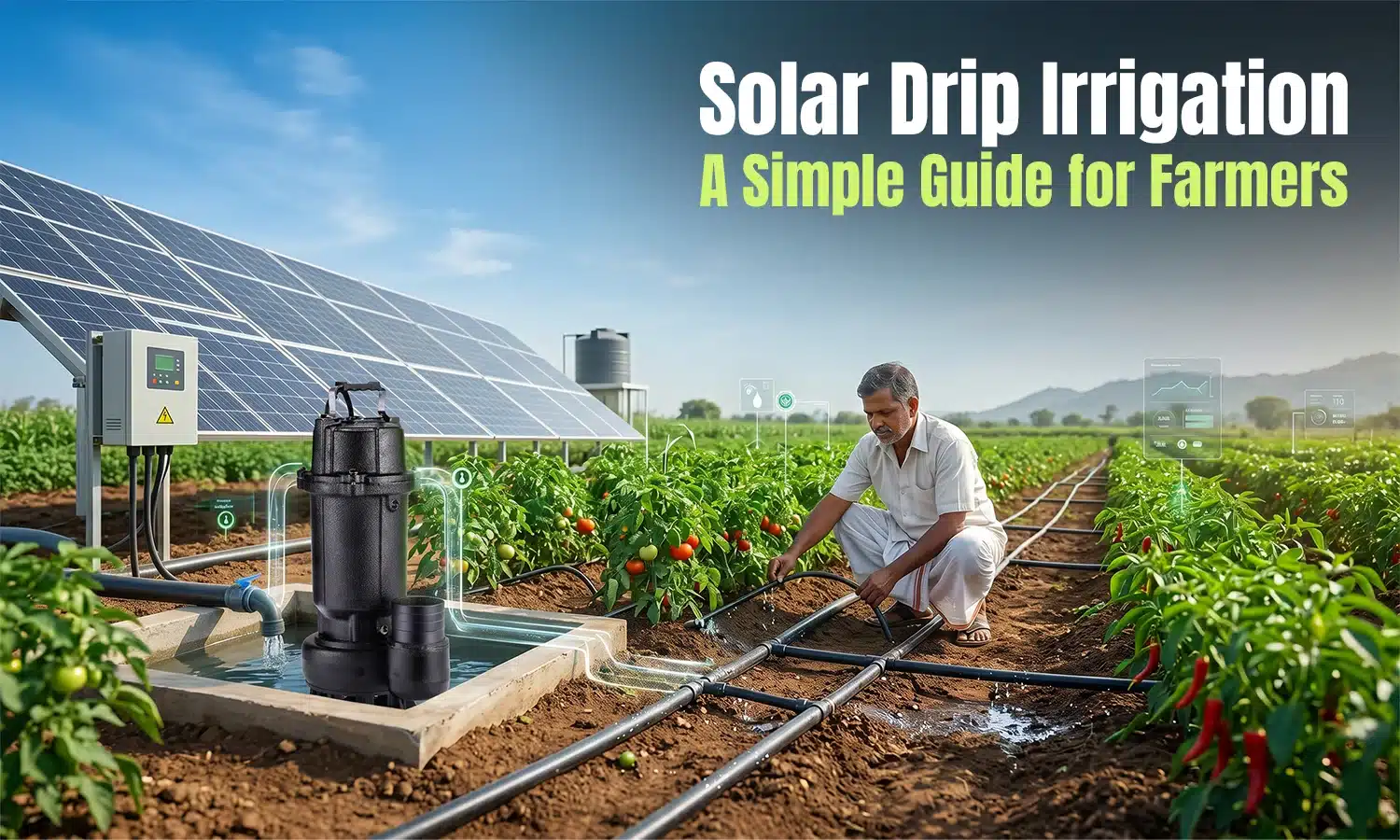 Solar Drip Irrigation: A Simple Guide for Farmers