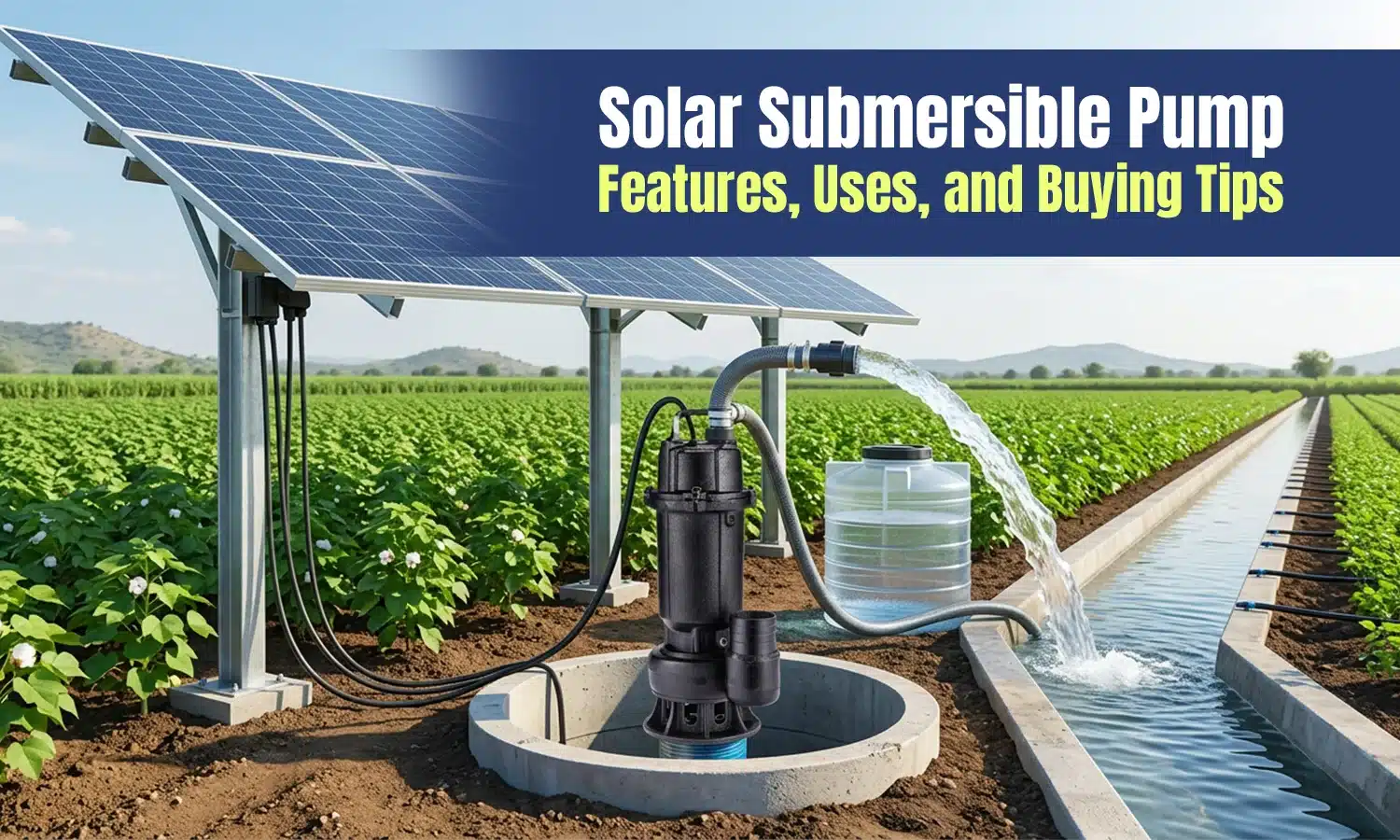 Solar Submersible Water Pump