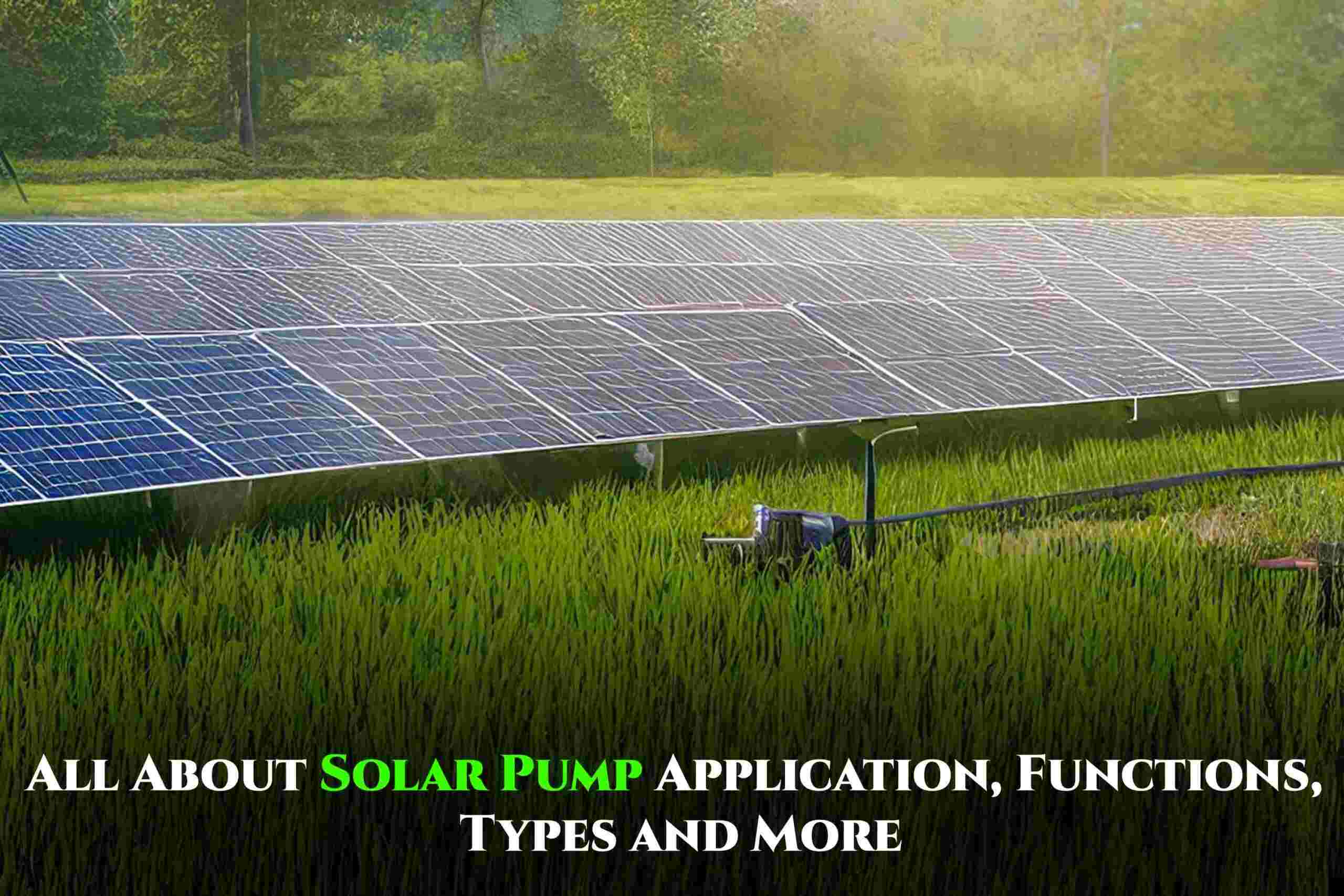 Solar Pump Application