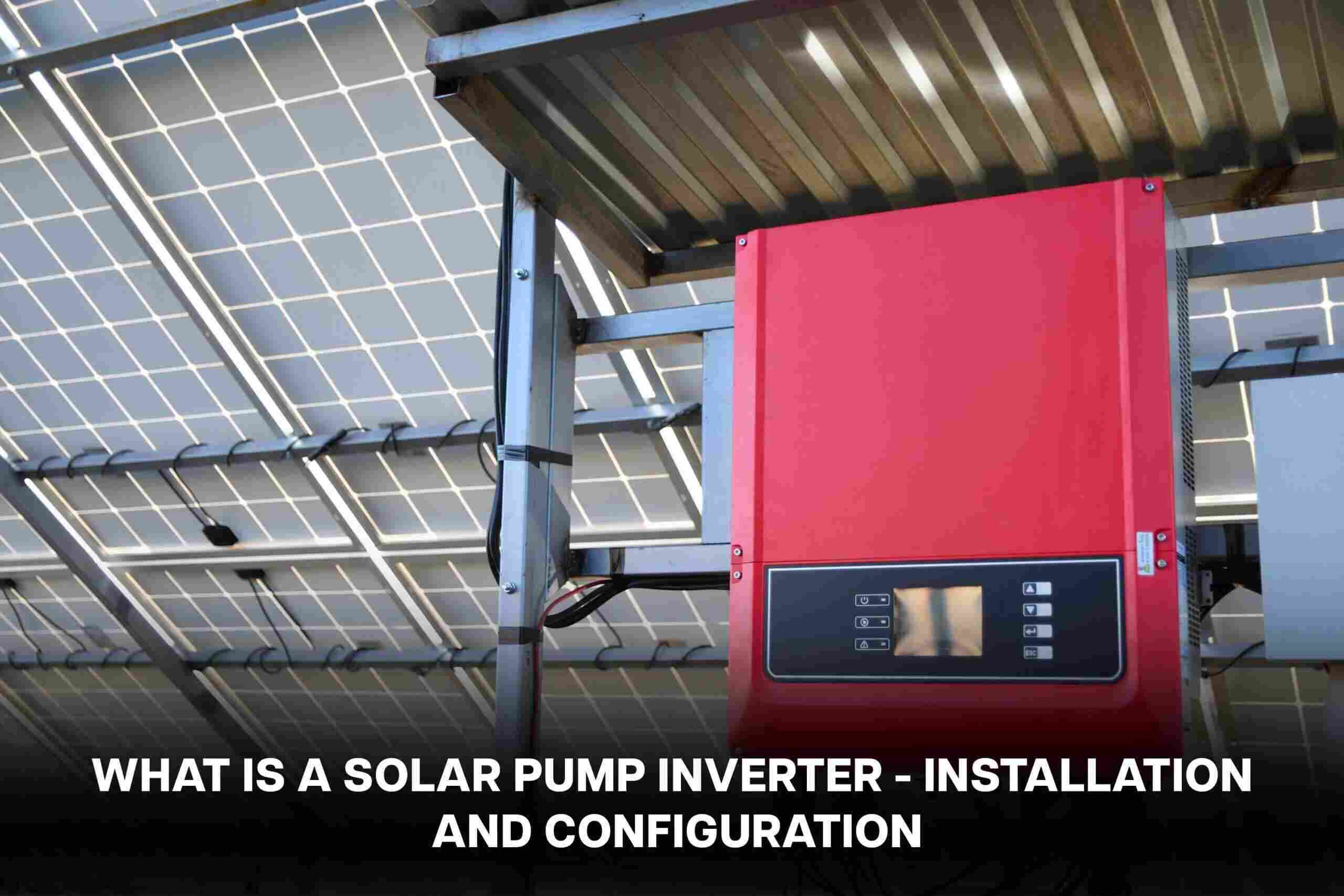 Solar Pump Inverter