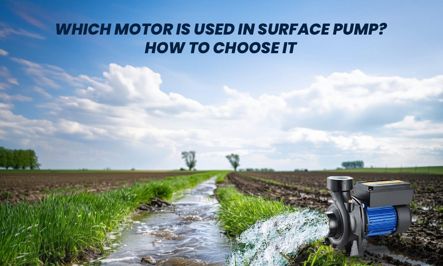 Which Motor Is Used in Surface Pump